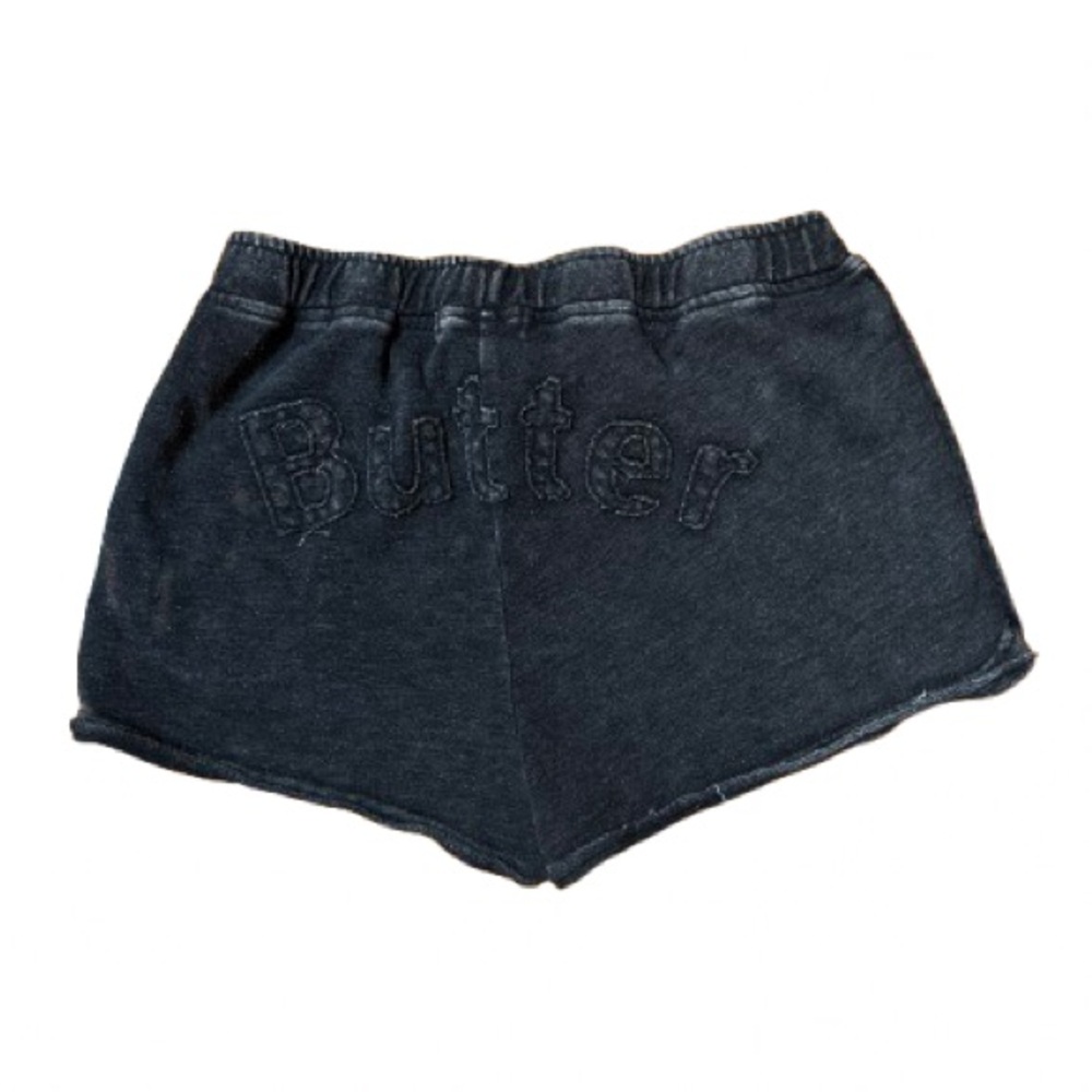 Butter Super Soft Branded Charcoal Athletic Shorts Size Large